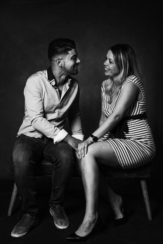 Shooting studio couple par Séb Mory photographe à Fribourg (Marly)